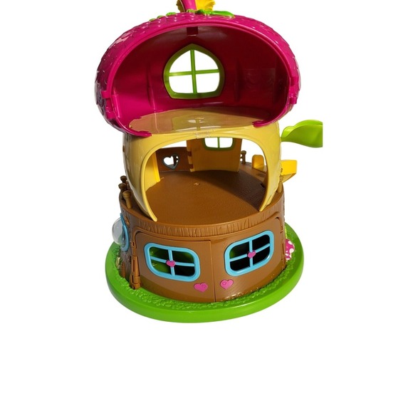 Li'l Woodzeezz Play Treehouse Playset Dollhouse Toy with Slide - Picture 4 of 5